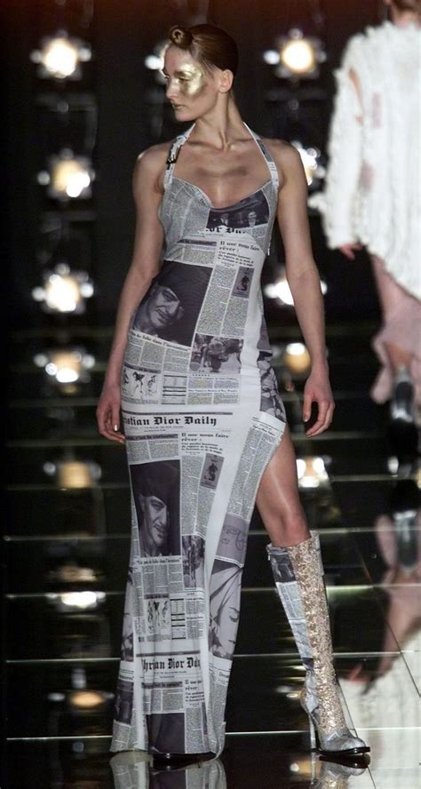 dior galliano newspaper|john galliano Dior couture.